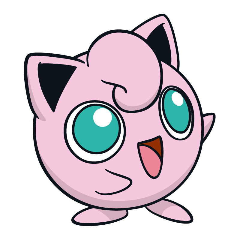 Jigglypuff Logo PNG Vector