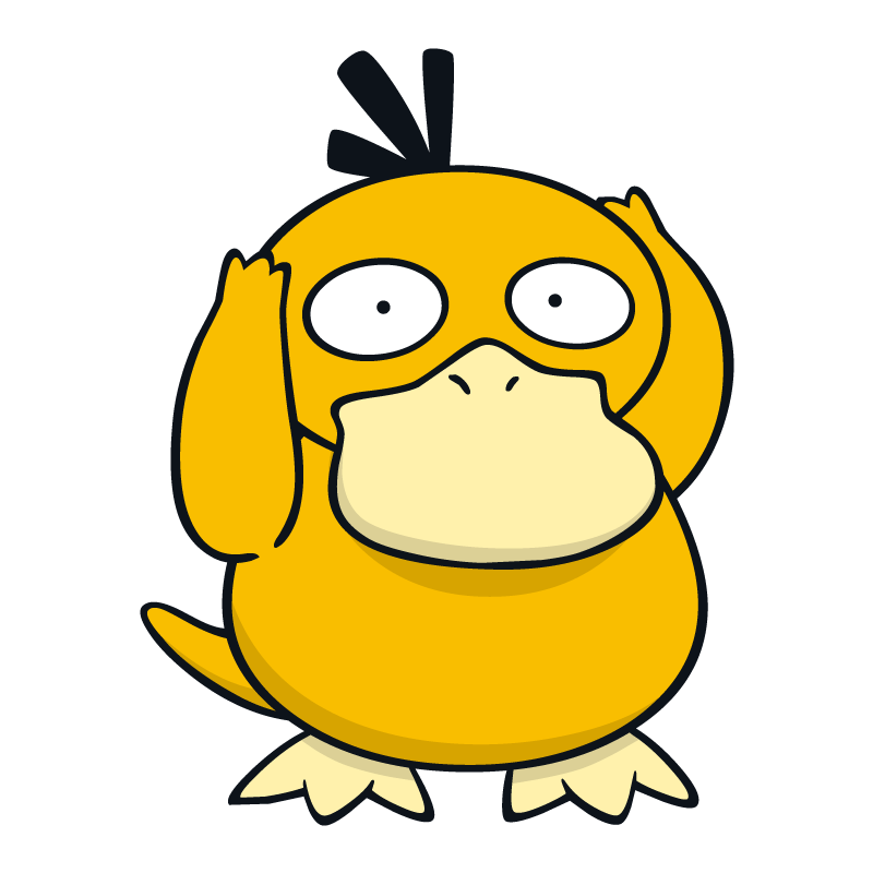 Psyduck Logo PNG Vector