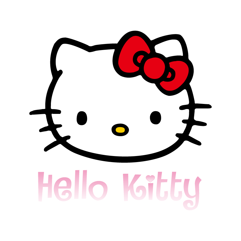 Hello Kitty Logo PNG Vector