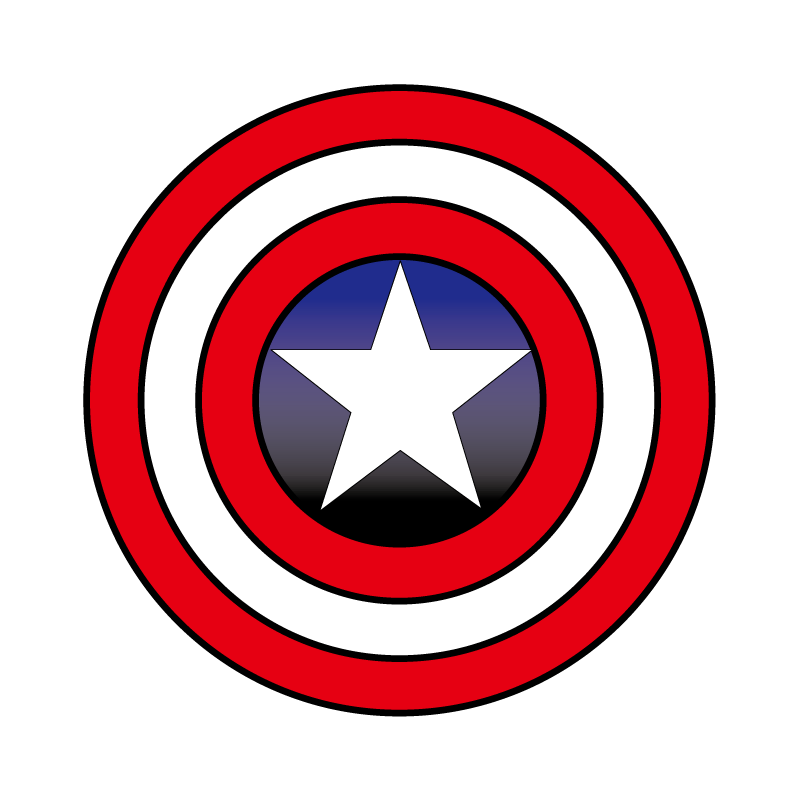 Captain America Logo PNG Vector